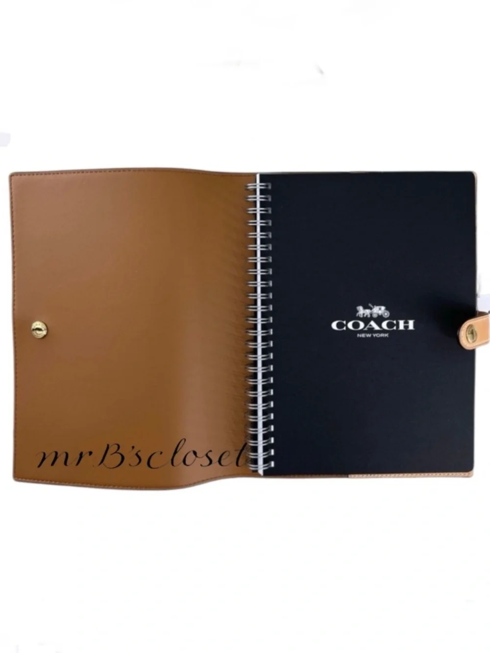 Coach Notebook With Floral Print Pink